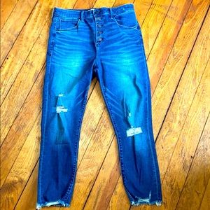 Abercrombie & Fitch High rise super skinny ankle